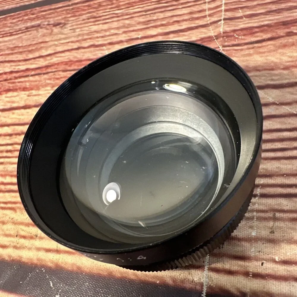Yashikor Aux Telephoto 1:4 & Aux. Wide Angle 1:4 Lens And Tell-wide W/ Cap
